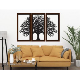 Figura Decorativa para Pared Árbol Negro