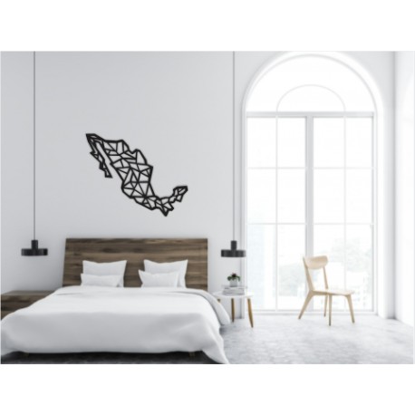 Figura Decorativa para Pared México Negro