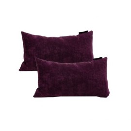 Set De 2 Cojines Rectangulares Velvet Delta Morado