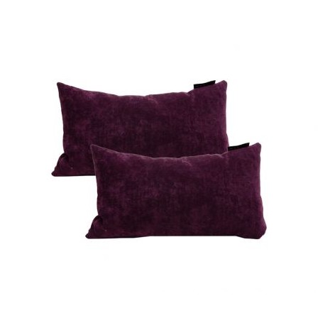 Set De 2 Cojines Rectangulares Velvet Delta Morado