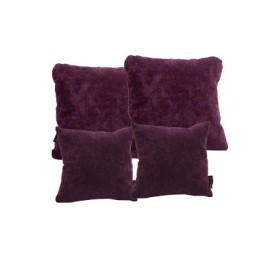 Set De 4 Cojines Velvet Alfa y Zita  Morado