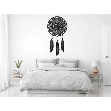 Figura Decorativa para Pared Sueños Negro