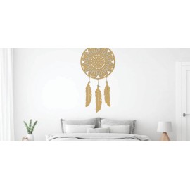 Figura Decorativa para Pared Sueños Dorado