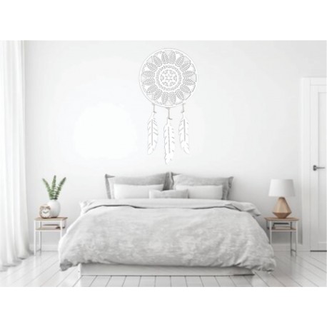 Figura Decorativa para Pared Sueños Blanco