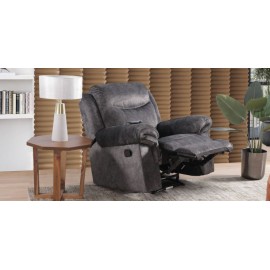 Sillón Con Reclinable Twin Falls Gris