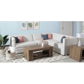 Sala Modular Arbea New Beige 3 Piezas