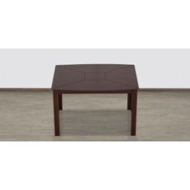 Mesa Comedor Rectangular Boss 121 X 100 cm Café