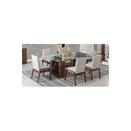 Comedor Rectangular Berlin New 220 cm Beige