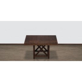 Mesa Comedor Cuadrada Mika 139 X 139 cm Nogal