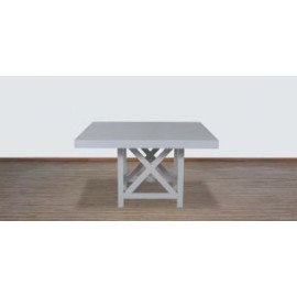 Mesa Comedor Cuadrada Mika 139 X 139 cm Gris