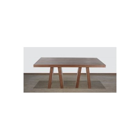 Mesa Comedor Rectangular Odette 180 x 100 cm Café